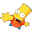 Bart Simpson 05 Greeting Icon 32x32 png